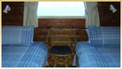 The beds in the second bedroom